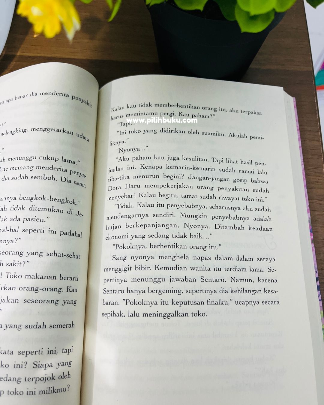review novel pasta kacang merah